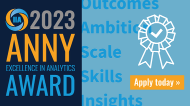 2023 ANNY Excellence in Analytics Award signature